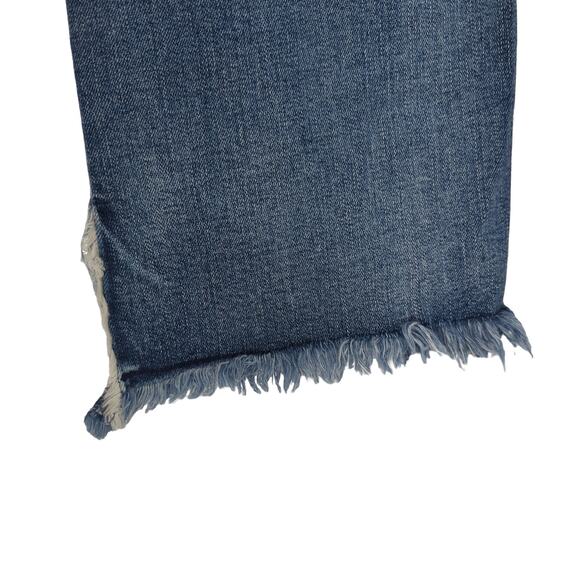 EUC Silver Jeans Womens W30/L27 Vintage Ankle Straight Distressed Raw Hem - Picture 7 of 13